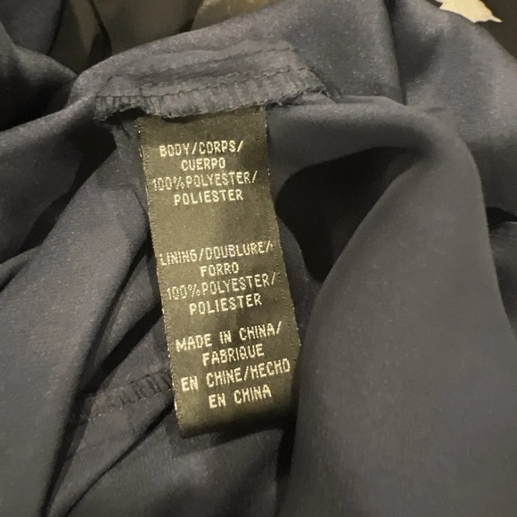 Jill Stuart Navy Floral Maxi Dress Gown size 10 - Picture 10 of 13